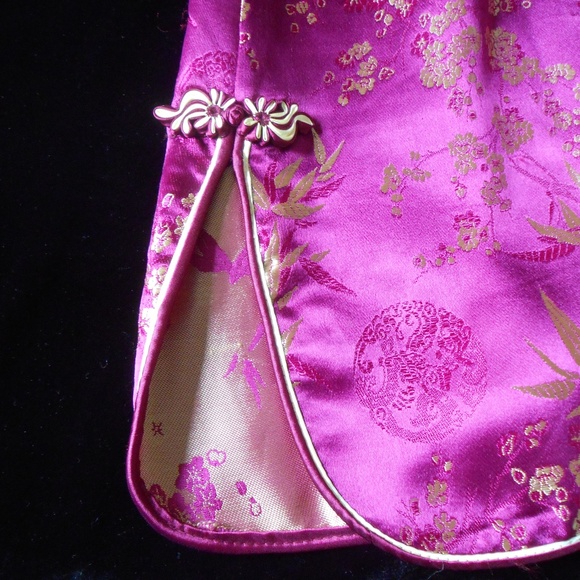 Vintage Oriental Design Dress - Picture 2 of 4